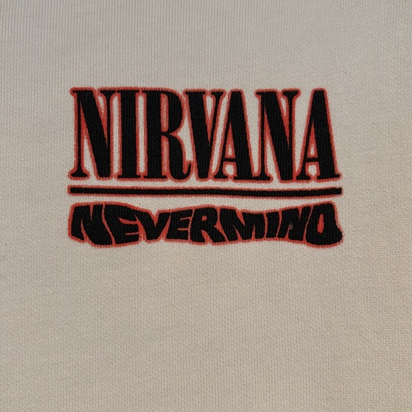 Unisex ASOS Design X Nirvana oversized hoodie with Nirvana Nevermind graphic - Picture 4 of 15
